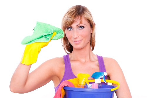 Professional one off cleaning service in a modern living room