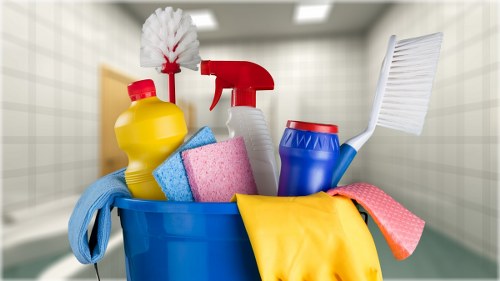 Airbnb cleaner preparing a guest-ready bedroom