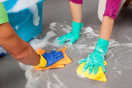 Commercial cleaning in Catford office space with tidy and polished surfaces