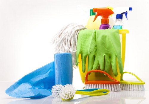 Deep cleaning focus in a Catford bathroom